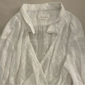 Anthropologie White Blouse